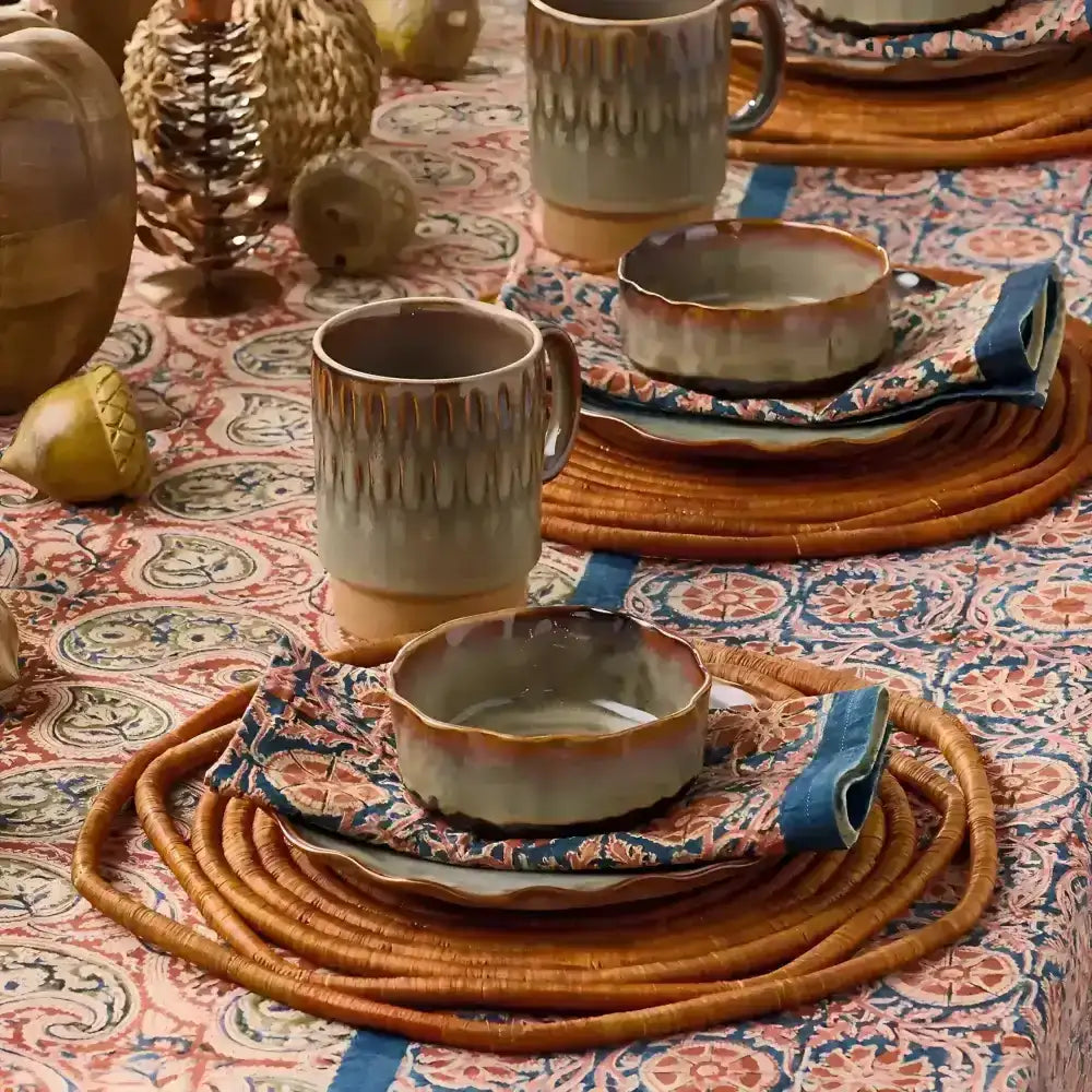 Compass Paisley Napkins - Set of 4 - Napkins