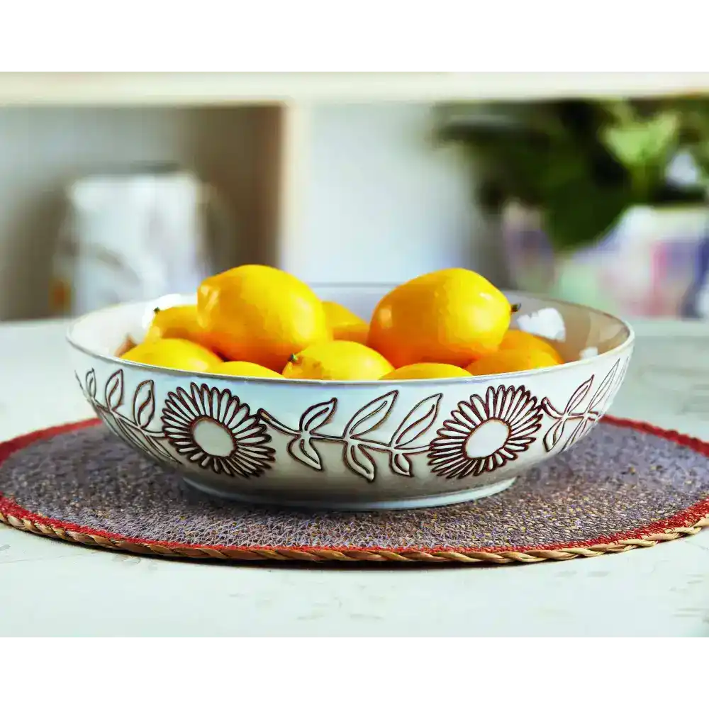 SALE tag Lavender & Honey Serving Bowl