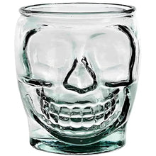 Clear glass sugar skull tumbler 15 Oz for a bold statement and unique style