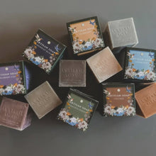 Handmade Artisan Soap Wildberry Lush bars in floral bird boxes