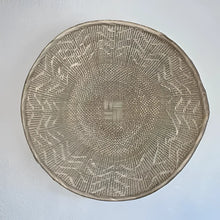 Authentic Binga Basket wall basket with intricate geometric pattern, 16.5 inches
