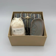 Gray ceramic bird bath nest soap dish with textured pattern