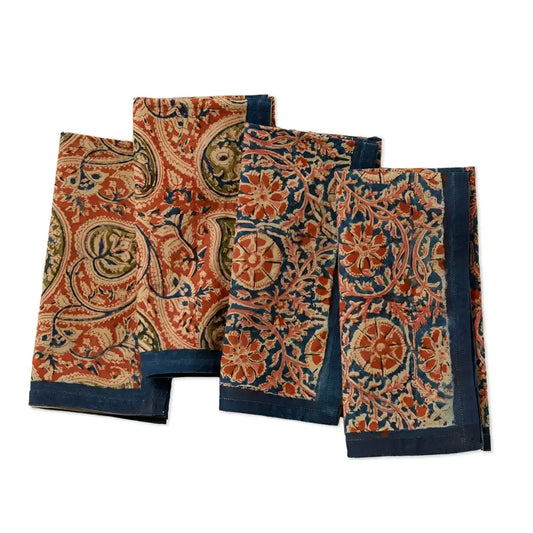 Compass Paisley Napkins - Set of 4 - Napkins