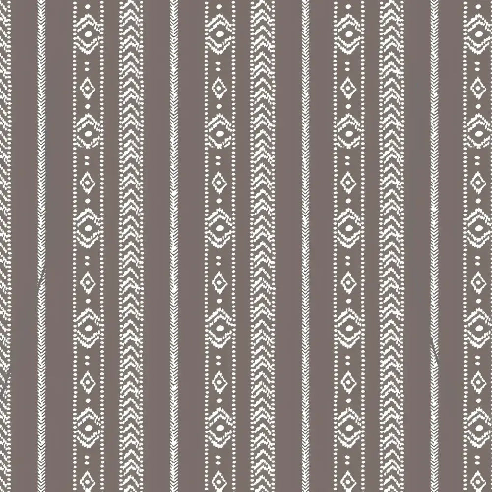 Kimono style cover up in a brown tribal design.