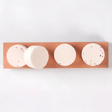 Terracotta soap holder with Energize grapefruit shower steamers set