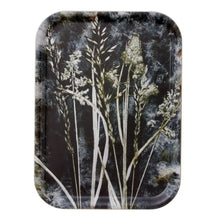 Charming small tray with botanical print, eco-friendly birch wood, perfect for decor