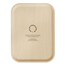Charming small tray made from eco-friendly birch wood with rounded corners