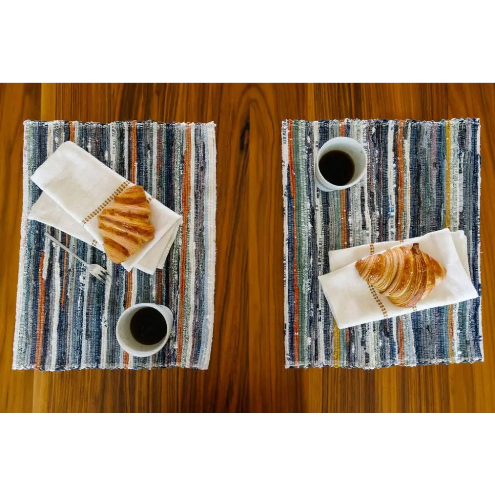 Adesé Handwoven Upcycled Fabric Placemat