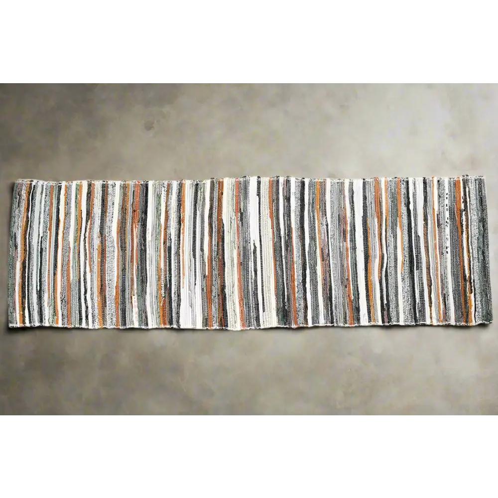Adesé Handwoven Upcycled Fabric Table Runner