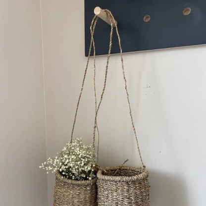 Hanging Seagrass Basket - Handmade Basket