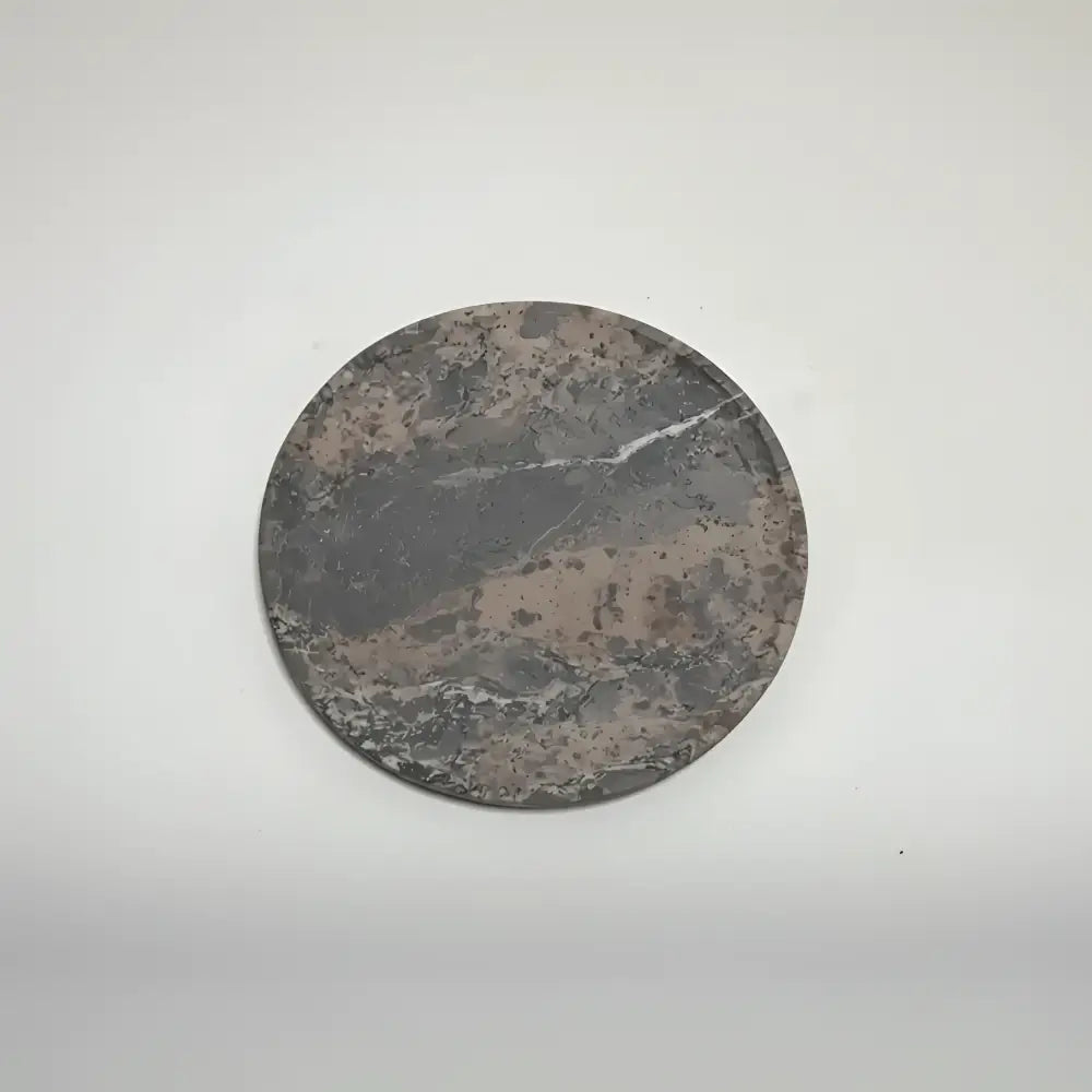 Mini smudge nest set with sage trio on mottled gray brown soapstone plate