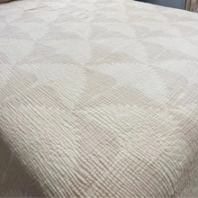 Muslin Bed Blanket Crane Design - Queen/King - Bed Blanket