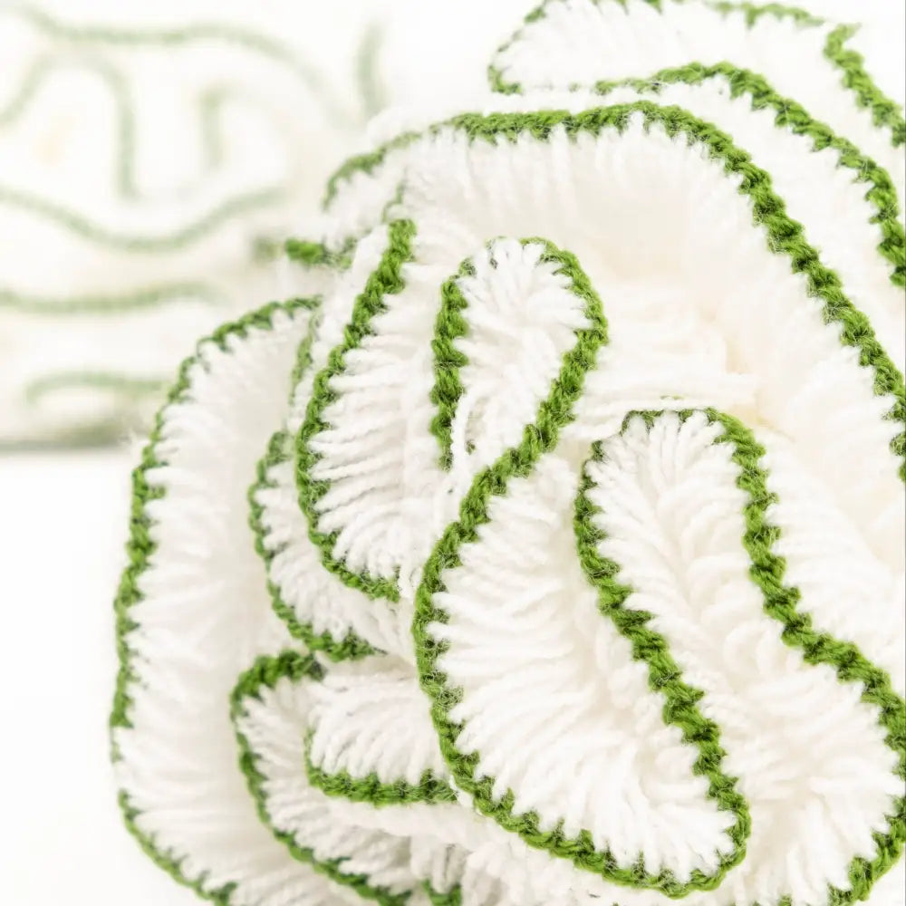 Organic Cotton Shower Pouf - Dark Green - Pouf