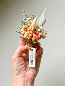 Handmade eco-friendly Palo Santo + Flora dried flower bouquet