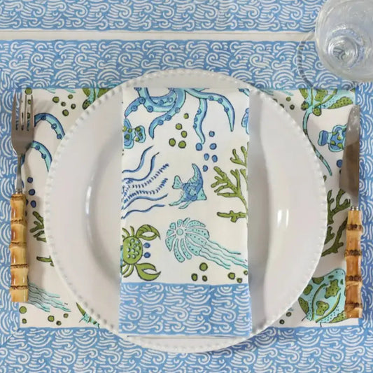 Sea Life Napkins - Set of 4 - Napkins