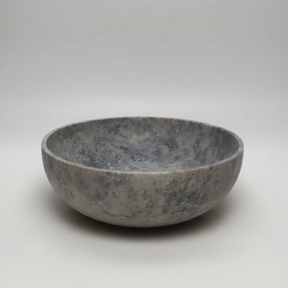 Handcrafted eco-friendly Soapstone Bowl 6 inch gray speckled