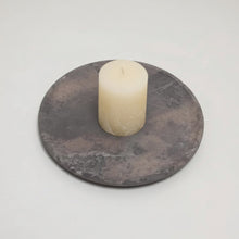 Handmade eco-friendly soapstone round plate set with gift-wrapped design