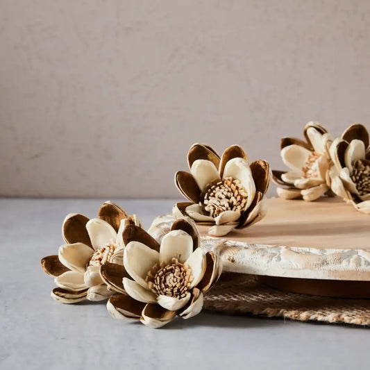 Sola Wood Flower - Kaleidoscope - Set of 12 - 2.5 inches - Artisan Decor