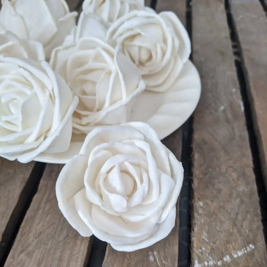 Sola Wood Flower - Thelma™ - Set of 12 - 2.5 Inches - Artisan Decor