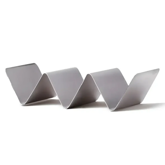 Stainless Steel Taco Rack on a white background.