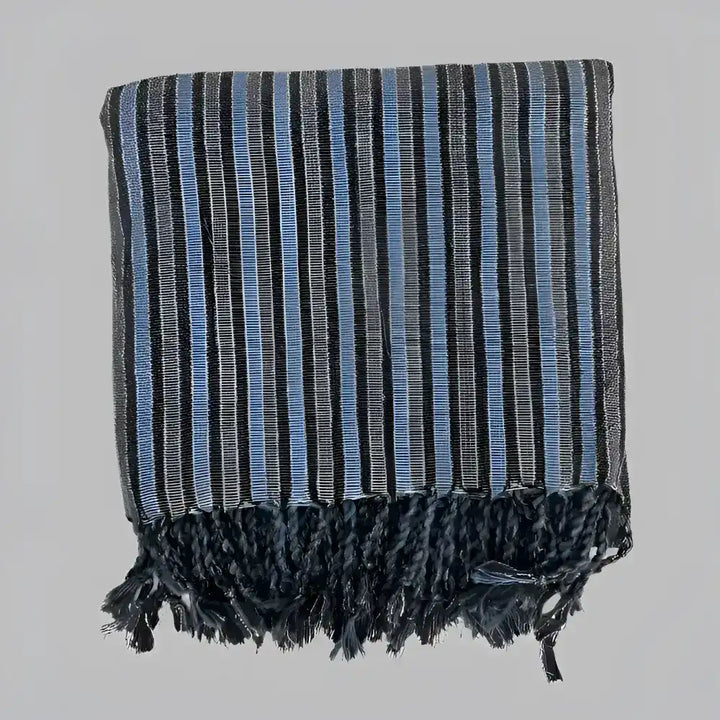 Dark Stripes Towel ~ Black Sea - Towel