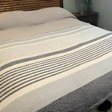 Striped Turkish Cotton Bed Blanket ~ King Size - Bed Blanket