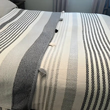 Striped Turkish Cotton Bed Blanket ~ King Size - Bed Blanket