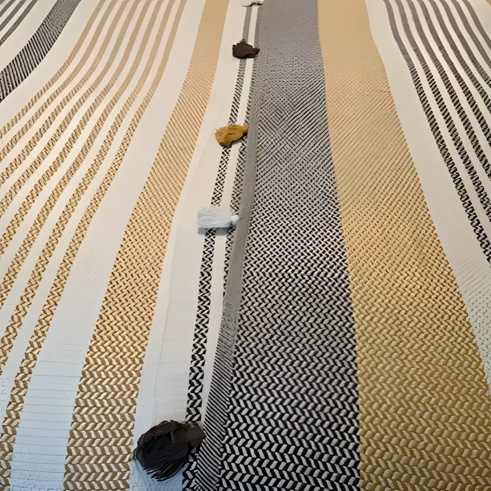 Striped Turkish Cotton Bed Blanket ~ King Size - Bed Blanket