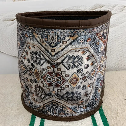 Authentic Turkish rug remnants made from hand-spun wool colored with natural vegetable dyes in an aztec design.