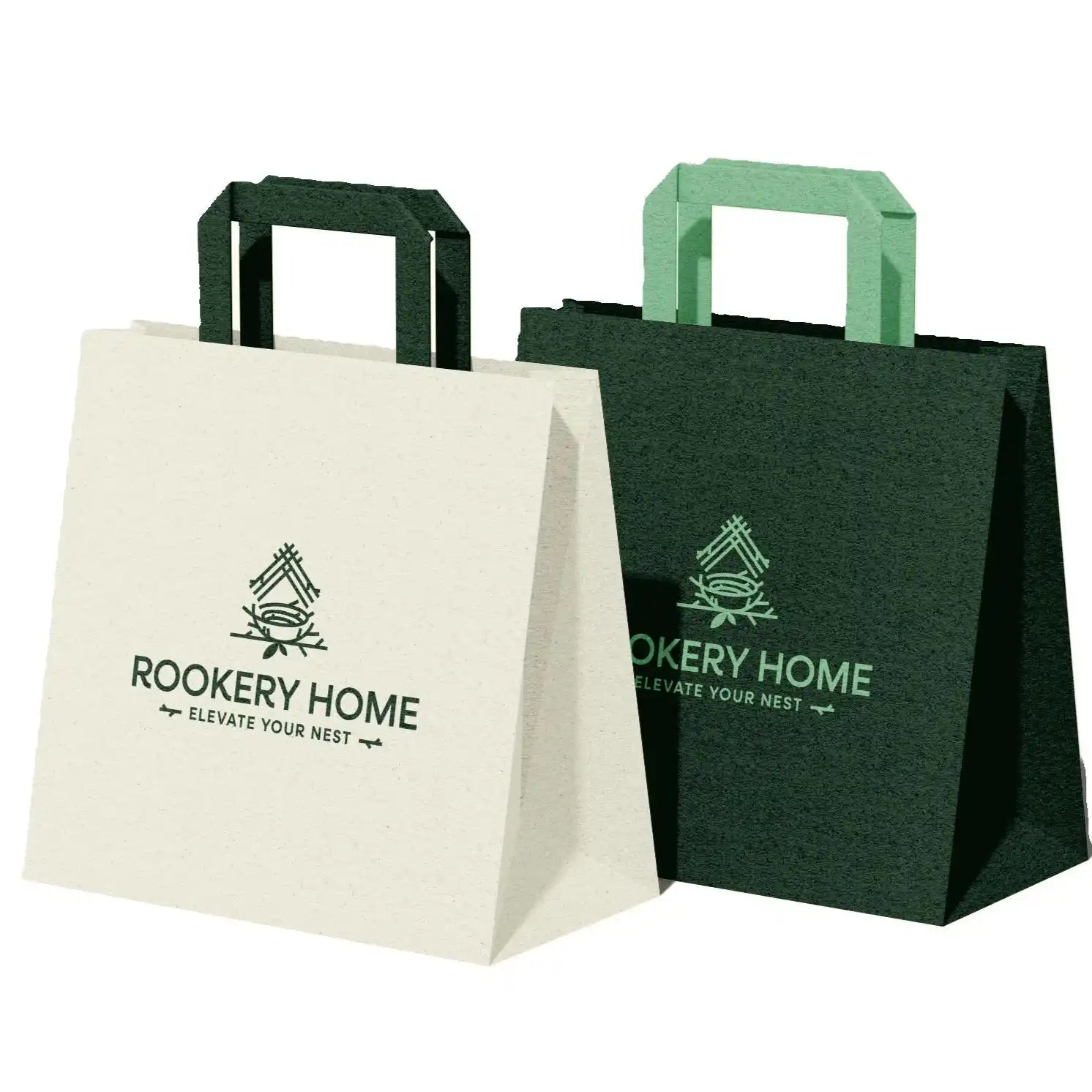 Two shopping bags.