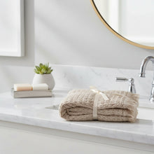 Soft Turkish towel made of pure Aegean cotton with waffle weave and fringed edges