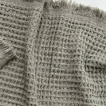 Waffle Soft Turkish Cotton Bath Towel - Olive Gray - Bath Towel