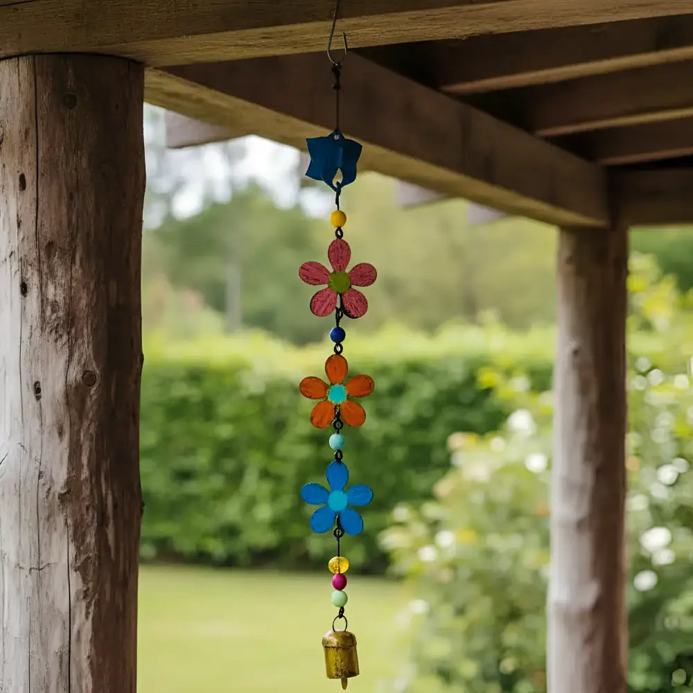 Wildflower Nest handmade pottery trinket dish and wind chime set